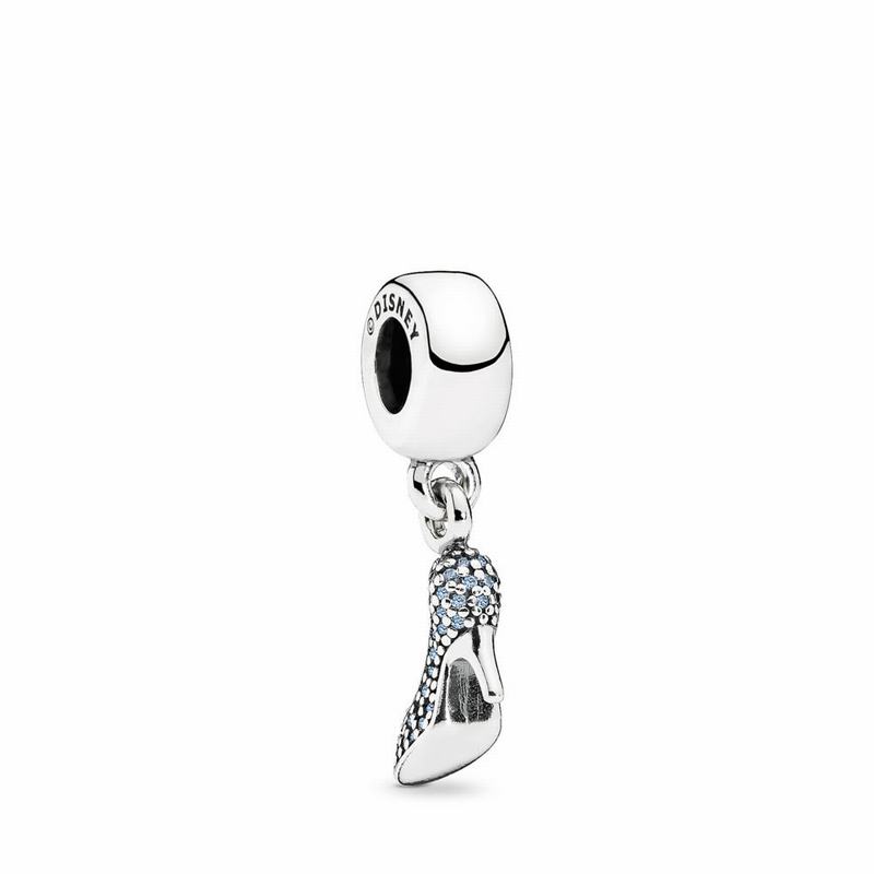 Pandora Disney Cinderella Sparkling Slipper Dangle Charm Silver Egypt GM6398021